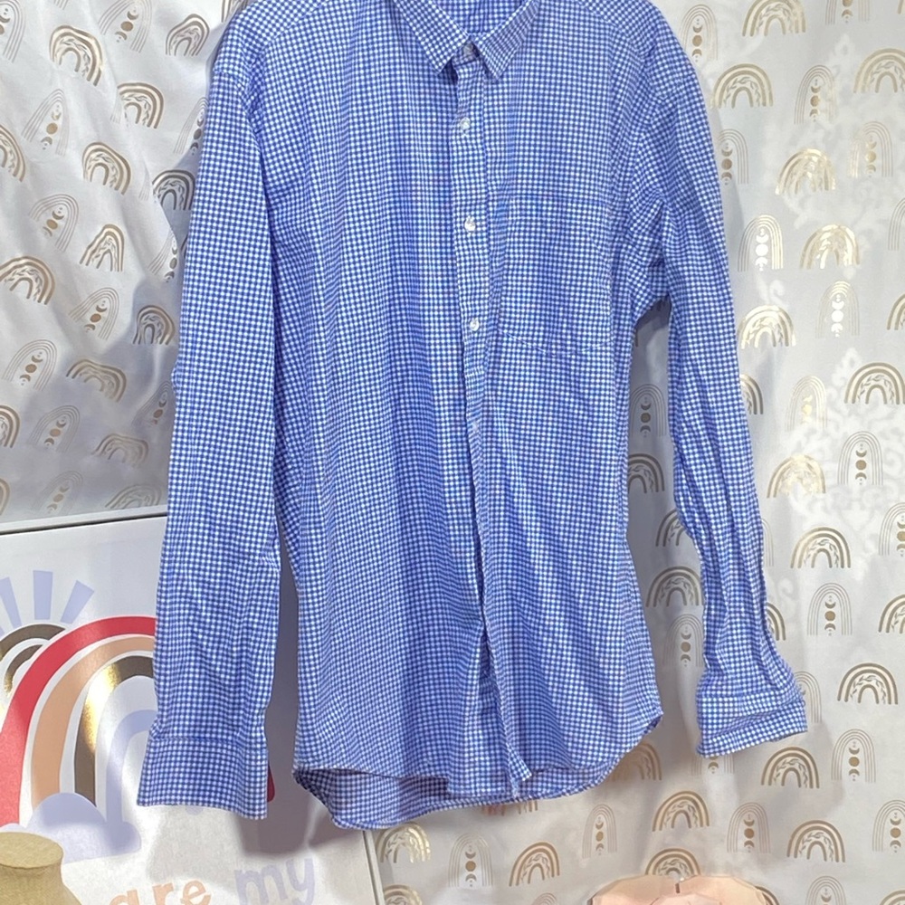 Boat Men's Blue Checkered Casual Shirt